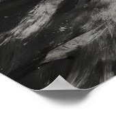 Poster Jack Samurai dynamique en noir et blanc (Coin)