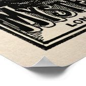 Poster Jack vintage l'art de Ripper (Coin)