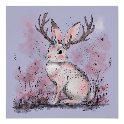Poster Jackalope (Devant)