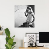 Poster Jackie Kennedy : 1953 (Bureau à domicile)