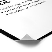 Poster Jackson, Garçon Nom Personnalisé Définition (Coin)