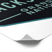 Poster Jackson Hole Grand Teton National Park (Coin)