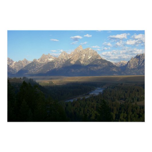 Poster Jackson Hole Mountains (Grand Teton National Park) (Devant)