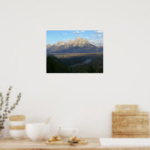 Poster Jackson Hole Mountains (Grand Teton National Park) (Cuisine)