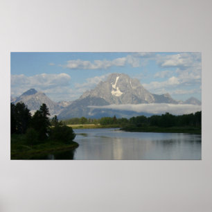 Poster Jackson Hole River au parc national de Grand Teton