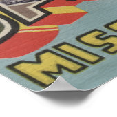 Poster Jackson, Mississippi - Scènes de grandes lettres (Coin)