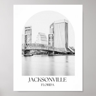 Poster Jacksonville Florida Arch
