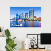Poster Jacksonville, Floride, États-Unis (Bureau à domicile)