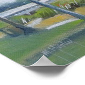 Poster Jacksonville Floride Pont Ortega (Coin)