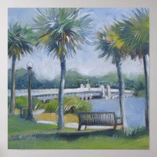 Poster Jacksonville Floride Pont Ortega