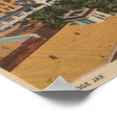 Poster Jacksonville, Floride - Vue aérienne de Hemming (Coin)