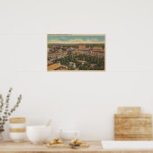 Poster Jacksonville, Floride - Vue aérienne de Hemming (Cuisine)