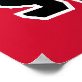 Poster Jacksonville State University JAX STATE Bold Text (Coin)