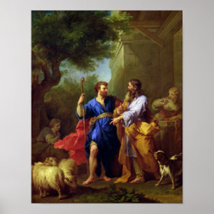 Poster Jacob et Laban, avant 1737