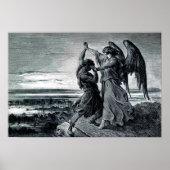 Poster Jacob lutte avec l'ange (Gn. 32:24-32) (Devant)