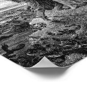 Poster Jacob Lutte Avec L'Ange Gustave Dore 1855 (Coin)