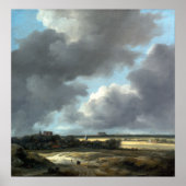 Poster Jacob van Ruisdael Vue d'Alkmaar (Devant)