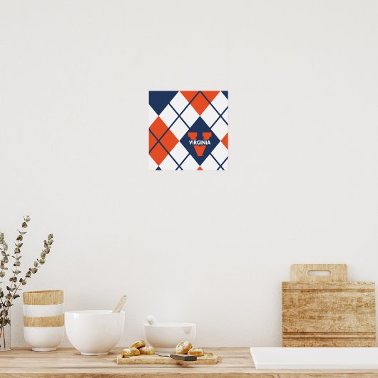 Poster Jacquard Virginia Cavaliers (Cuisine)
