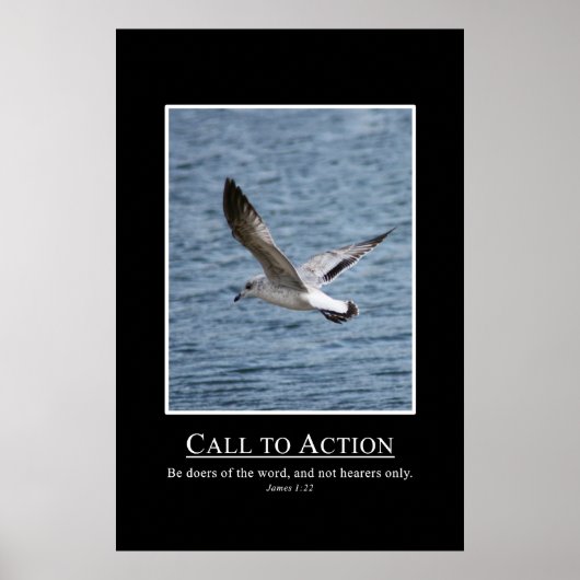 Poster Jacques 1:22 Soyez les acteurs de la Parole (Devant)