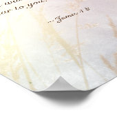 Poster Jacques 4:8 Dessin Près de Dieu Bible Verse (Coin)