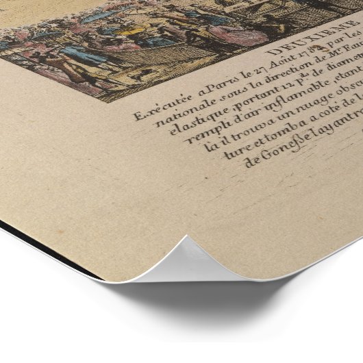 Poster Jacques Alexandre Cesar Charles (Coin)