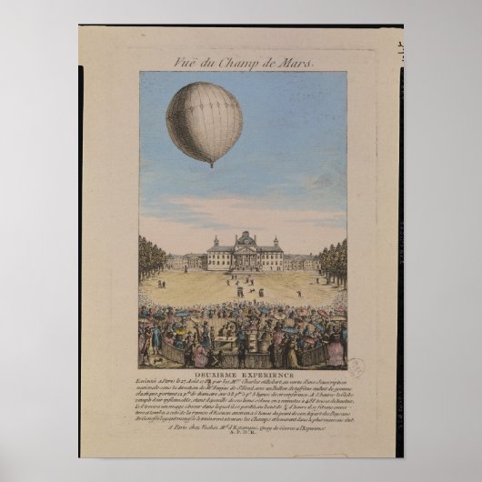 Poster Jacques Alexandre Cesar Charles (Devant)