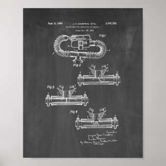 Poster Jacques Cousteau Mouthpiece Pour Respirer Apparatu
