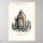 Poster Jacques de Molay - Templier de Chevalier (Devant)