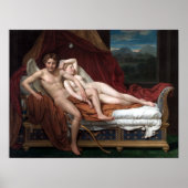 Poster Jacques-Louis David Cupid et Psyche (Devant)
