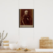 Poster Jacques Offenbach (1819-80), compositeur allemand, (Cuisine)