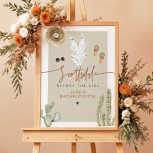 Poster JADE Boho Desert Cactus Scottsdale Avant le Voile