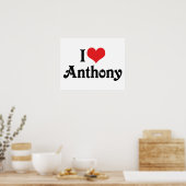 Poster J'adore Anthony (Cuisine)