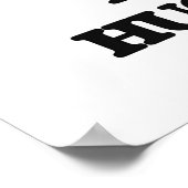 Poster J'adore Bear Hugging (Coin)