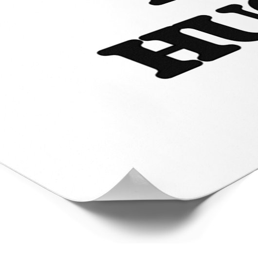 Poster J'adore Bear Hugging (Coin)