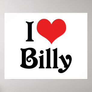 Poster J'adore Billy