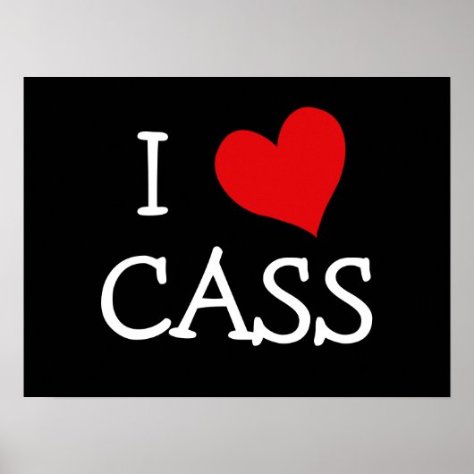 POSTER J'ADORE CASS (Devant)