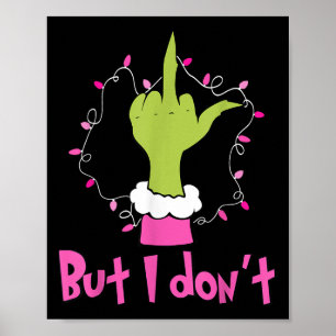 Poster J'adore coller des chemises de Noël, mais je n'ai