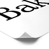 Poster J'adore cuisiner (Coin)