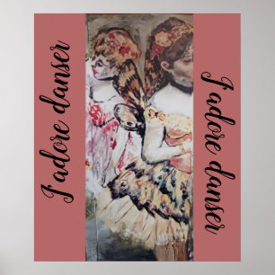 Poster J'adore danser