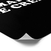 Poster J'adore faire de la glace Citation drôle (Coin)