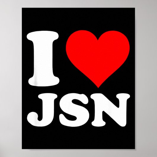 Poster J'adore jsn (Devant)