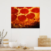 Poster J'adore la pizza (Cuisine)