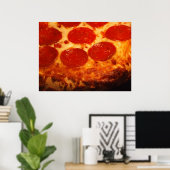 Poster J'adore la pizza (Bureau à domicile)