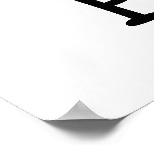 Poster J'adore la pizza (Coin)