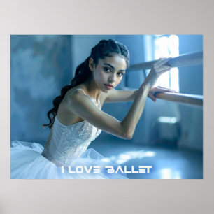 POSTER J'ADORE LE BALLET - BALLET & DANSE