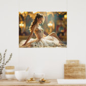 POSTER J'ADORE LE BALLET - BALLET & DANSE (Cuisine)