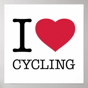 POSTER J'ADORE LE CYCLISME