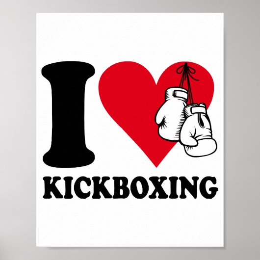 Poster J'adore le kickboxing (Devant)