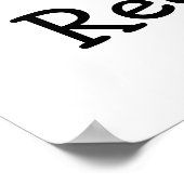 Poster J'adore le recyclage (Coin)