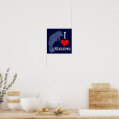 Poster J'adore les lamantins (Cuisine)
